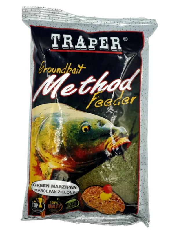 Zanęta Traper Method Feeder Zielony Marcepan 750g Sprawdź teraz