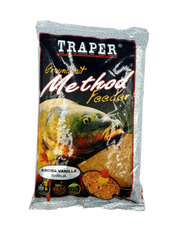 Darmowy zwrot Zanęta Traper Method Feeder Wanilia 750g
