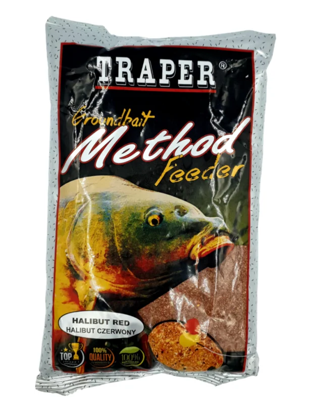 Zanęta Traper Method Feeder Halibut Red 750g Okazja