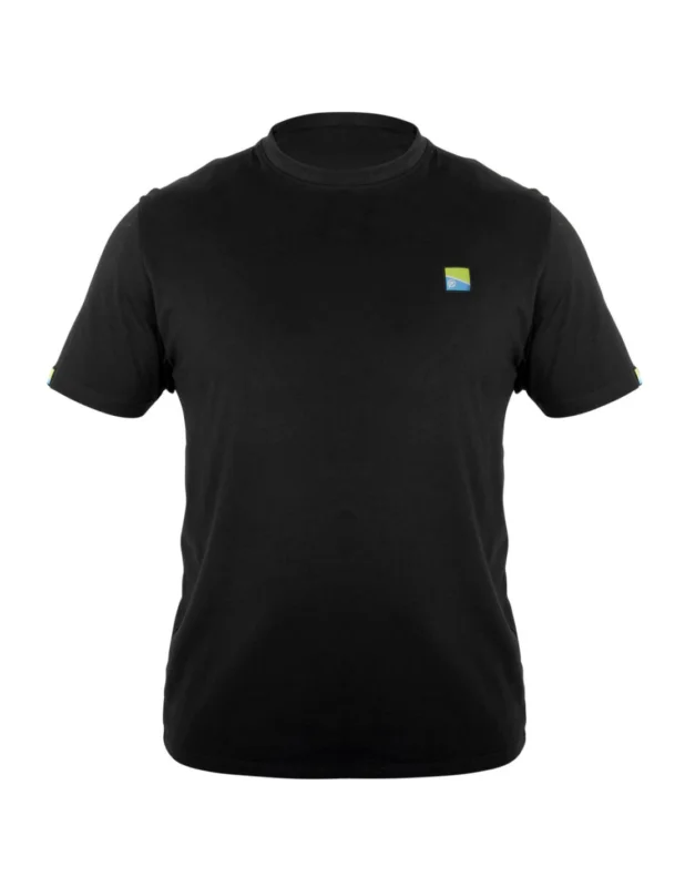 Koszulka Preston Lightweight Black T-Shirt -Medium Darmowy zwrot