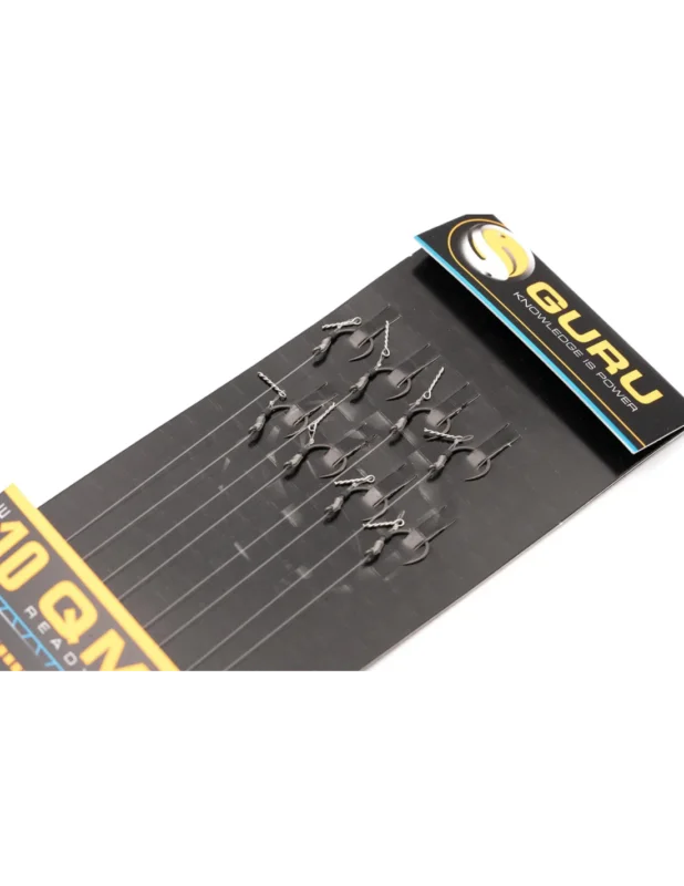 Przypony Guru QM1 Rigs Z Bagnetem 0.19mm 10cm - roz 10 Darmowa dostawa