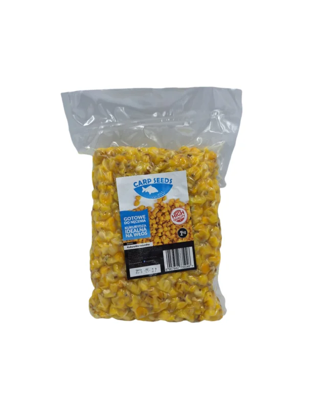 Gotowa Kukurydza naturalnaCARP SEEDS 1kg Niska cena