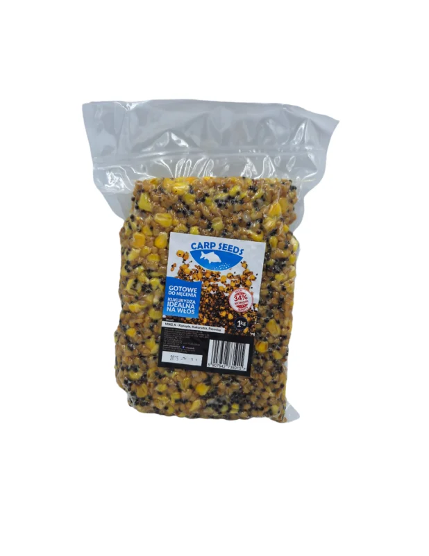 Ograniczona ilość Gotowe Ziarno CARP SEEDS Konopie, Kukurydza, Pszenica 1kg