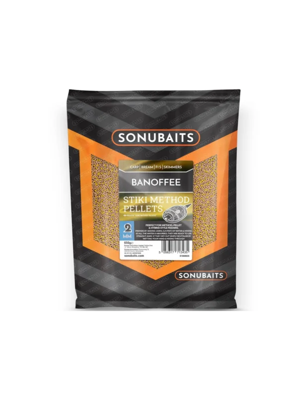 Sonubaits Stiki Method Pellets 2mm - Banoffee Nie przegap
