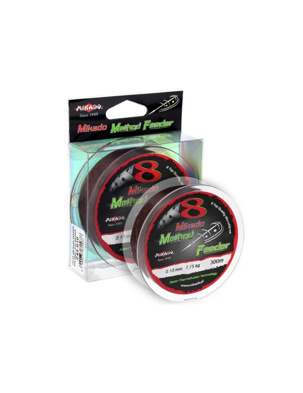 Dodaj do koszyka Plecionka Mikado OCTA METHOD FEEDER BRĄZOWA 300m 8x- 0.12mm