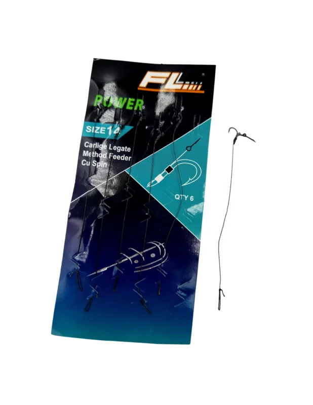 Oferta limitowana Gotowe Przypony POWER Do Method Feeder Na Plecionce Z Igłą rozm - 10