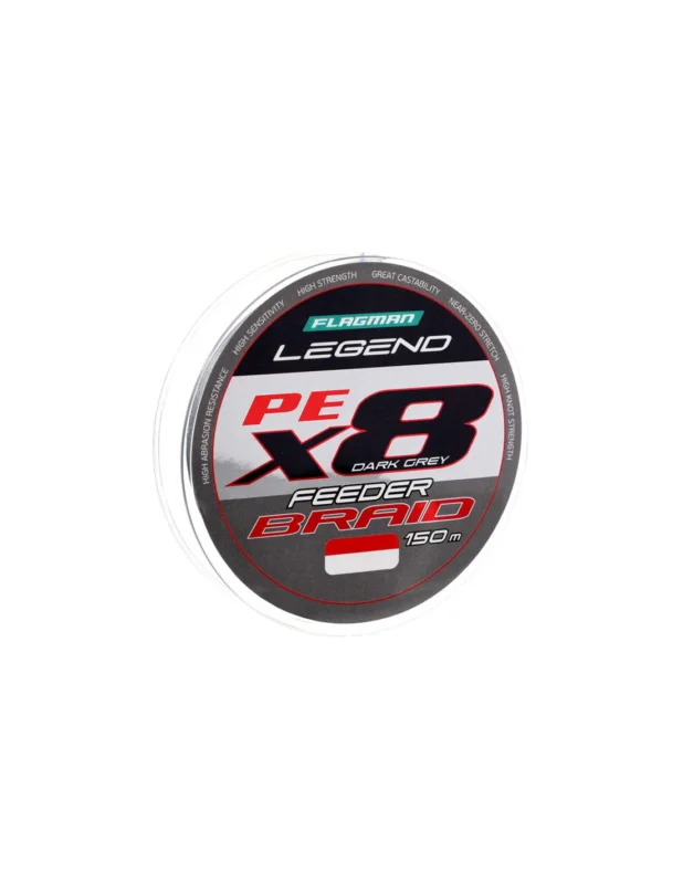 Plecionka Flagman Legend x8 DARK GREY 0.12mm 150m Bezpieczna płatność