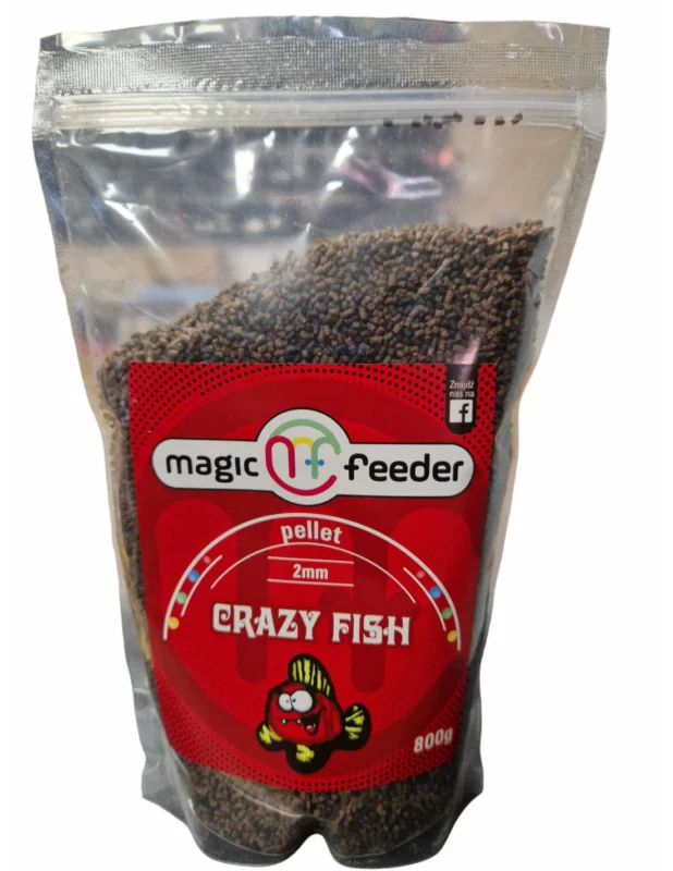 Pellet Magic Feeder Crazy Fish 2mm 800g Bezpieczna płatność