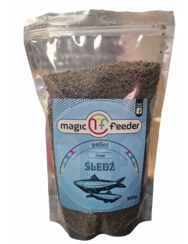 Pellet Magic Feeder Śledź 2mm 800g Szybka dostawa