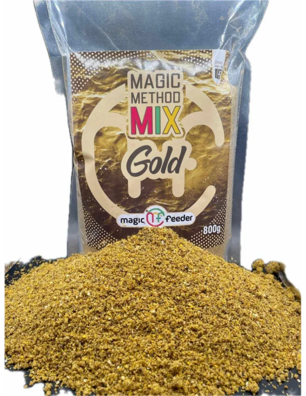 Ograniczona ilość Zanęta Magic Feeder Method Mix Gold 800g