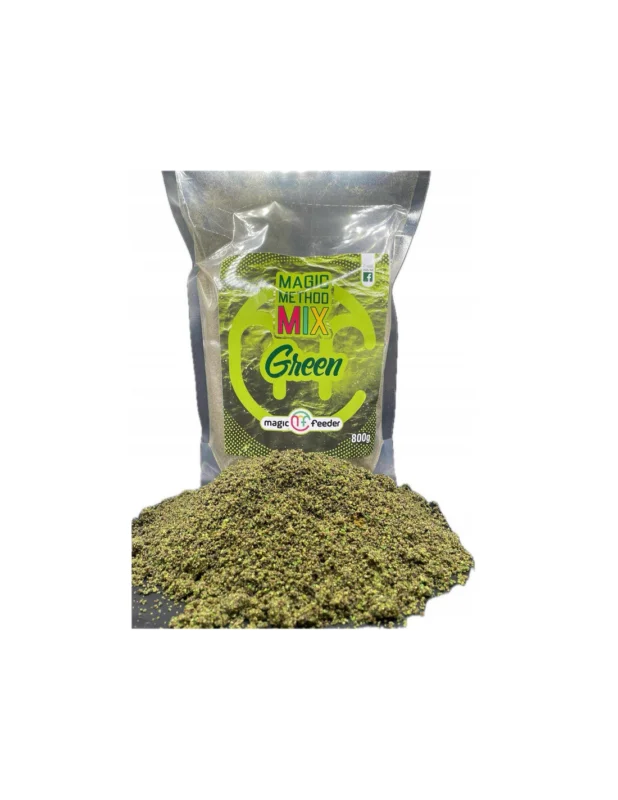 Zanęta Magic Feeder Method Mix Green 800g Ekspresowa dostawa