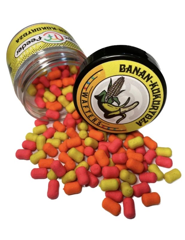 Niska cena Wafters Magic Feeder Banan - Kukurydza 7mm