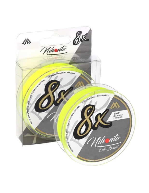 Promocja Plecionka Mikado NIHONTO OCTA BRAID Fluo 8x 300m - 0.12mm