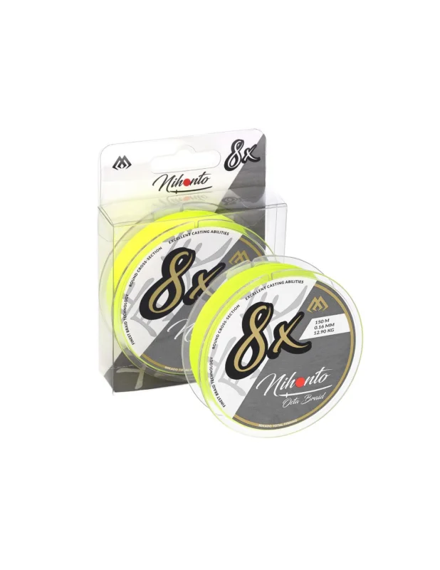 Nie przegap Plecionka Mikado Nihonto OCTA BRAID 8X 150m Fluo – 0.14mm