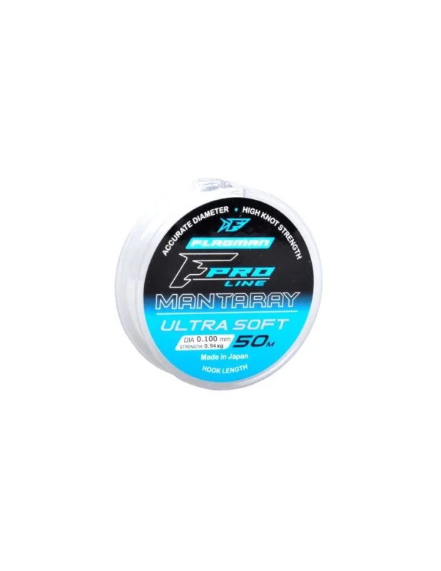 Żyłka Flagman Przyponowa Mantaray Ultra Soft 50m – 0.12mm Premium