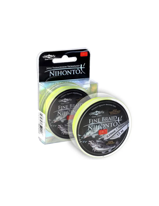 Hit sprzedaży Plecionka Mikado NIHONTO FINE BRAID 15m FLUO - 0.10mm