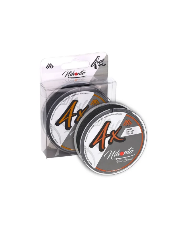 Wybór klientów Plecionka Mikado NIHONTO FINE BRAID - 4x 300m CZARNA 0.06mm