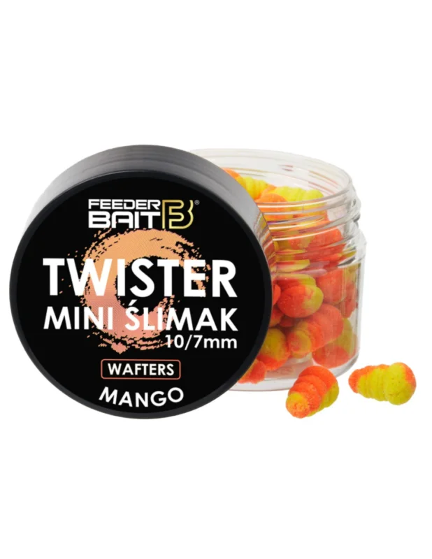 Feeder Bait Twister Mini Ślimak Wafters 10/7mm Mango Darmowy zwrot