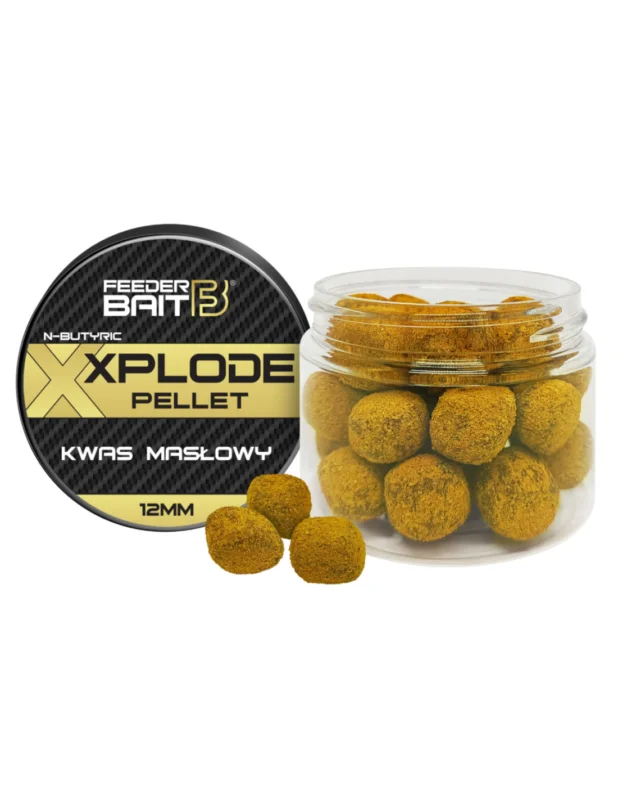 Nowy Feeder Bait Xplode Pellet 12mm Kwas Masłowy
