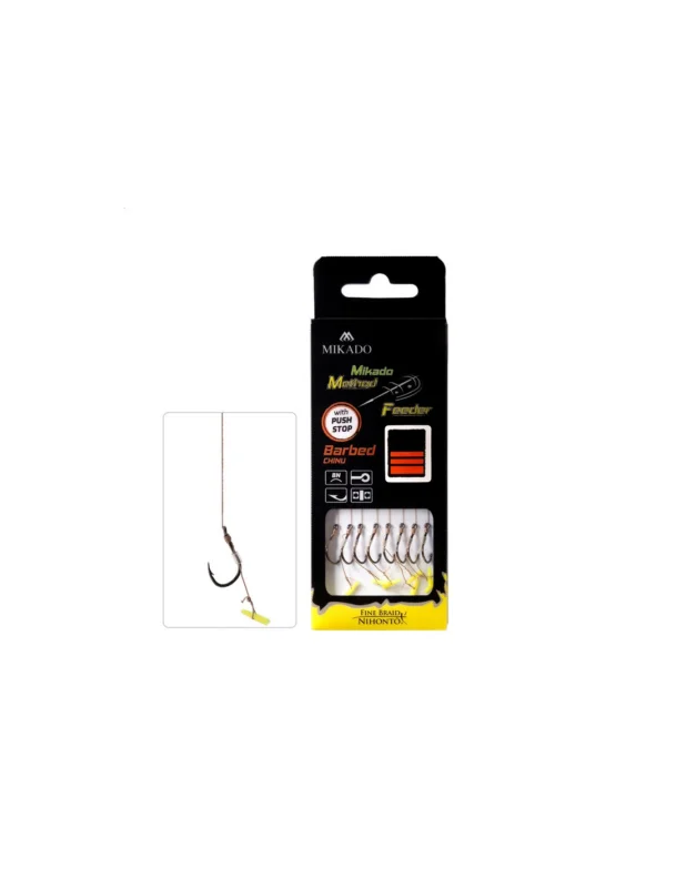 Premium Przypony Mikado Method Feeder PushStop - roz. 4