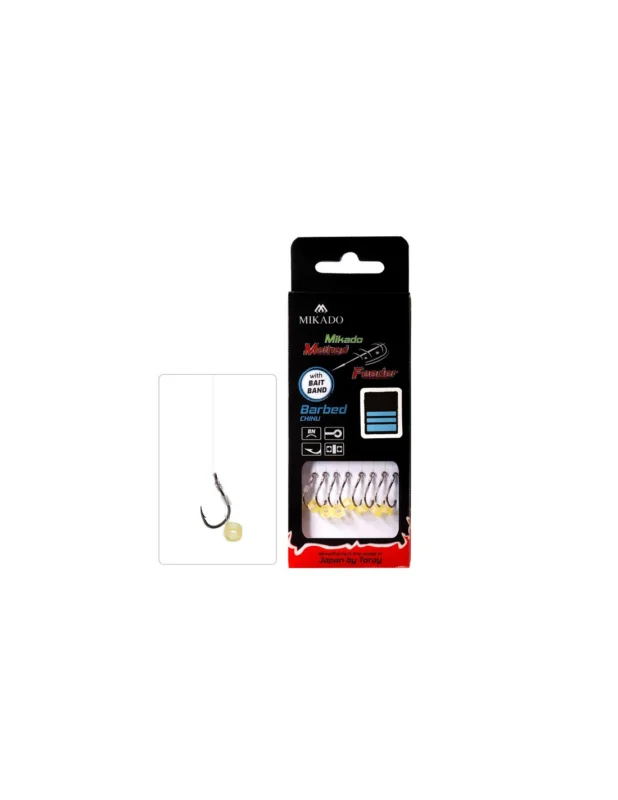 Łatwy zwrot Przypony Mikado Method Feeder MF13 Z Gumką - roz. 6