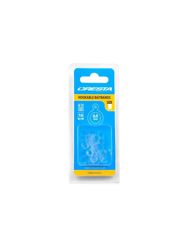Gumki do przynęt CRESTA Hookable Baitbands roz. S Oferta limitowana