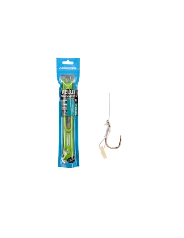 Łatwy zwrot Przypony CRESTA Pellet Waggler Rigs 16/0.18