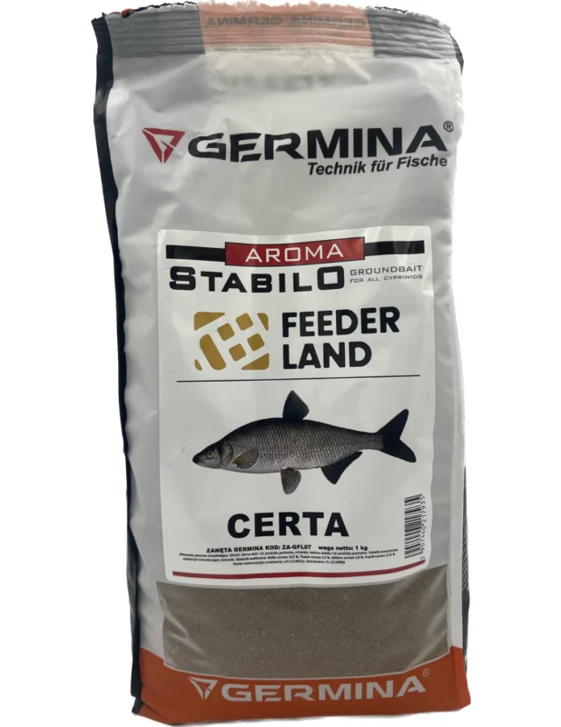 Zanęta Germina Stabilo Feederland Certa 1kg Hit sprzedaży