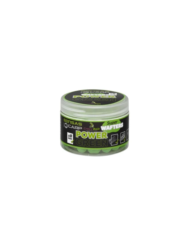 Super Wafters Sensas 8mm Power Green60g Dostępne od ręki