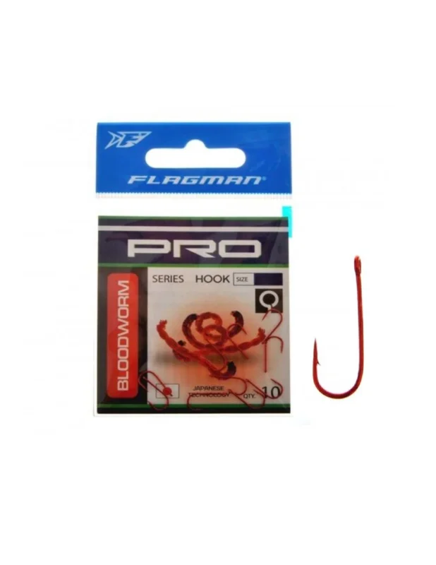 Haczyki Flagman Pro Bloodworm - 18 Szybka dostawa