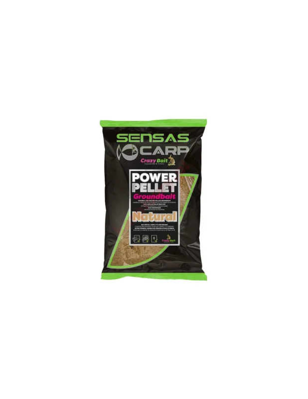 Oferta czasowa Zanęta SENSAS UK POWER PELLET NATURAL 2kg