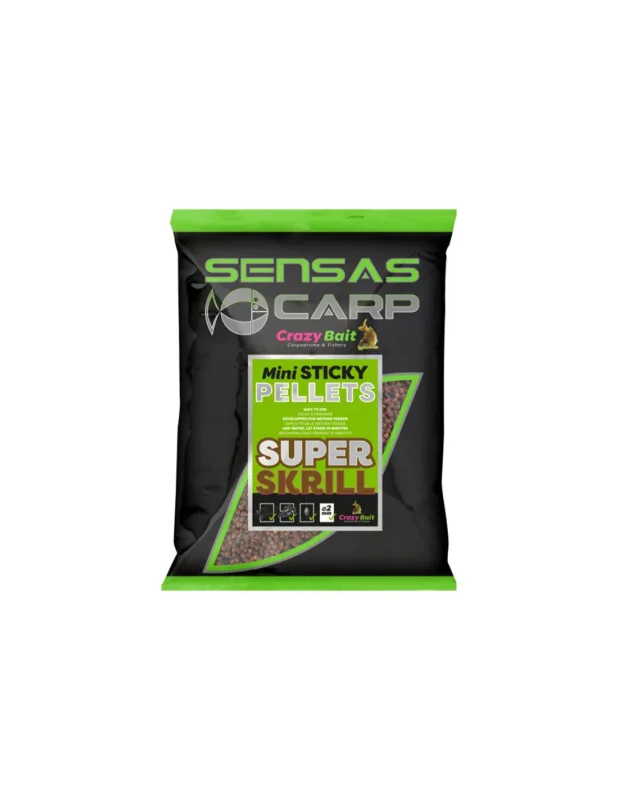 Pellet SENSAS mini sticky pellets Super Krill 700g Taniej