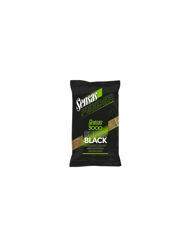 Zanęta SENSAS Feeder 3000 SUPER BLACK1kg Hit sprzedaży