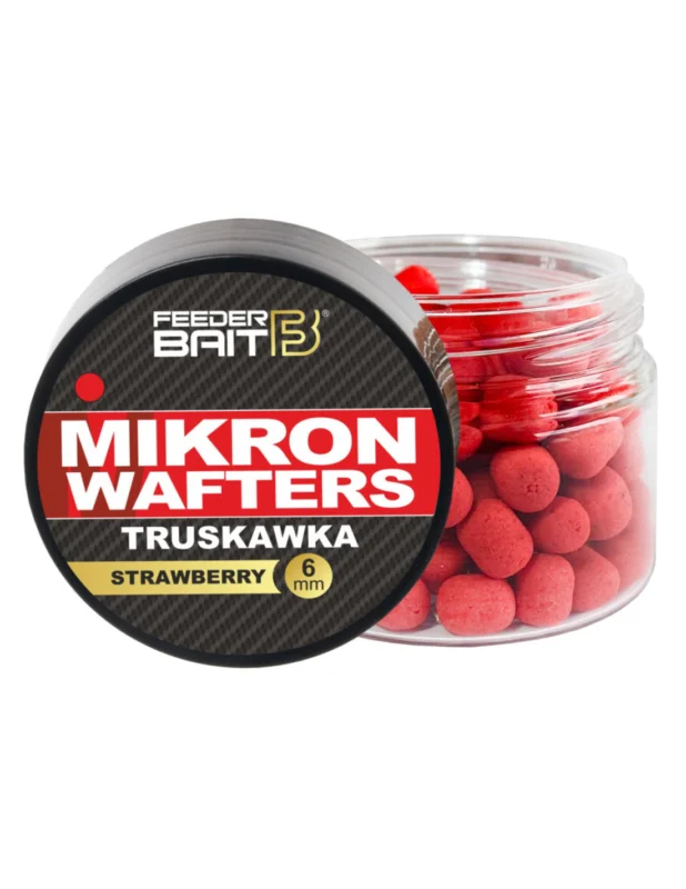 Feeder Bait Mikron Wafters – Truskawka 6mm Super okazja