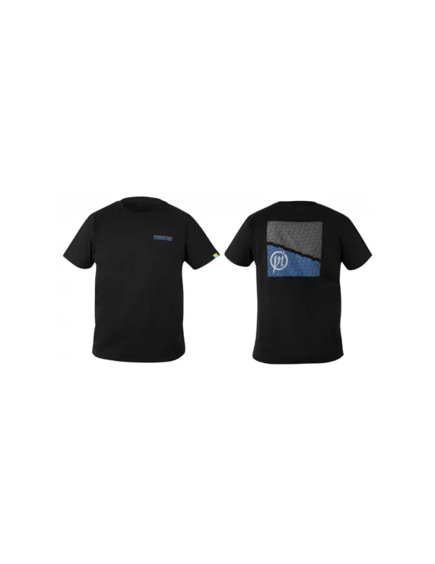 Bezpieczne zakupy Koszulka Preston Black T-Shirt - rozmXXL