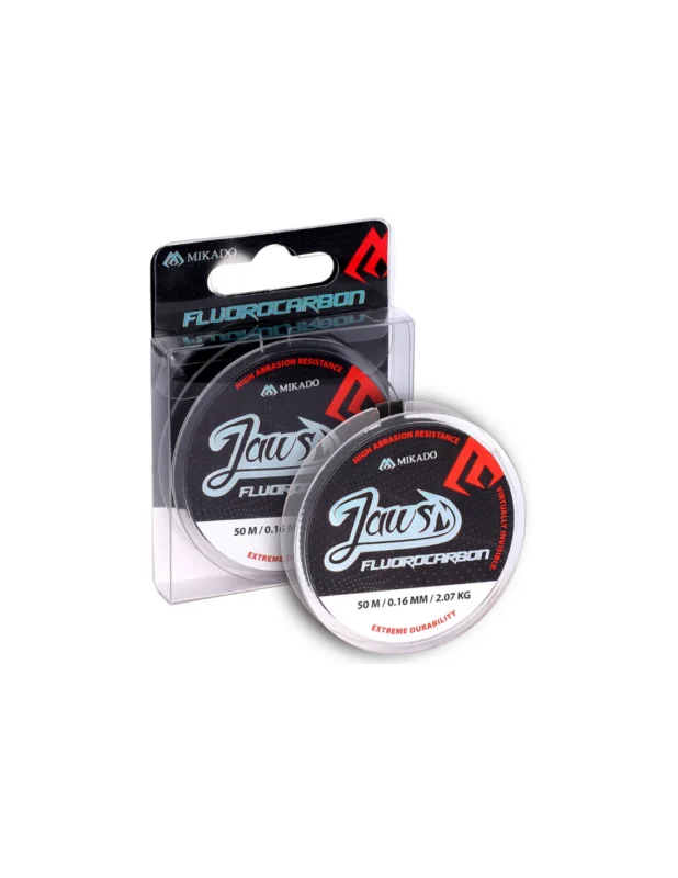 ŻYŁKA MIKADO - FLUOROCARBON JAWS 0.18mm 50m Łatwy zwrot