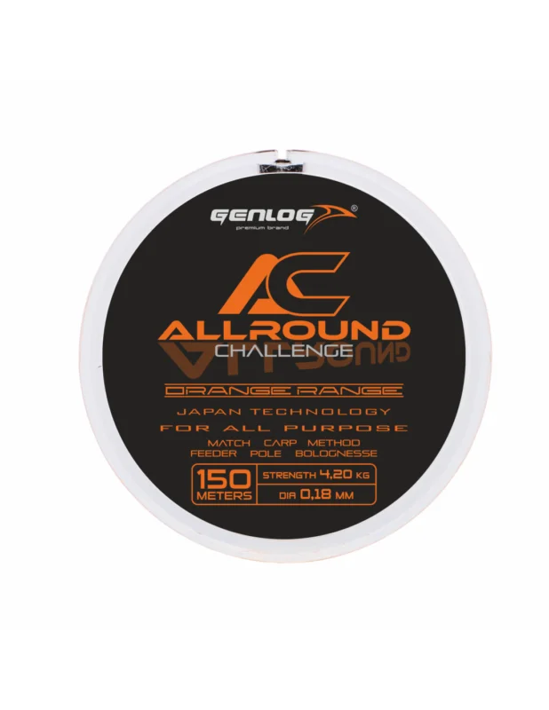 Żyłka Genlog Allround Orange 150m 0,28mm Hit cenowy