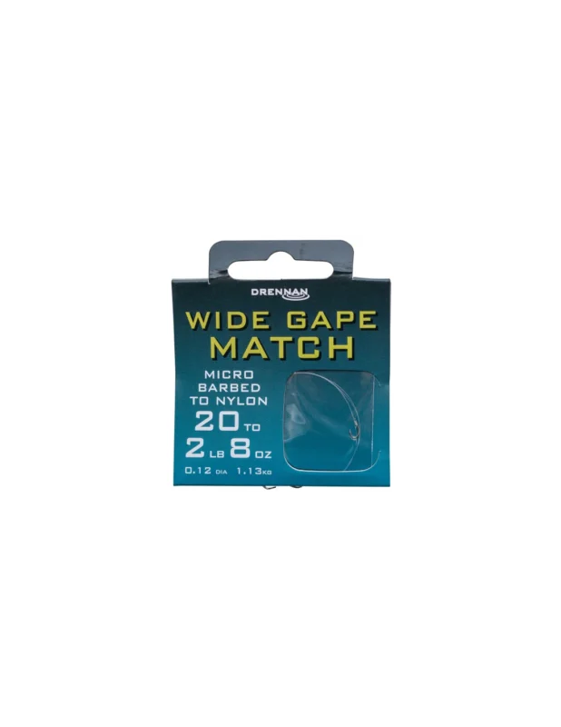 Gotowe Przypony Drennan WIDE GAPE MATCH 16 /0,13mm Premium
