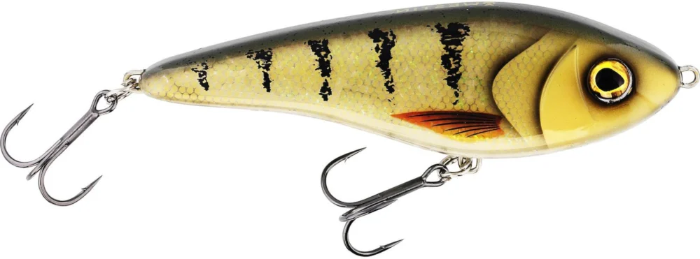 Wobler Westin Jerk 14cm 65g - 3D Amber Perch Bezpieczne zakupy