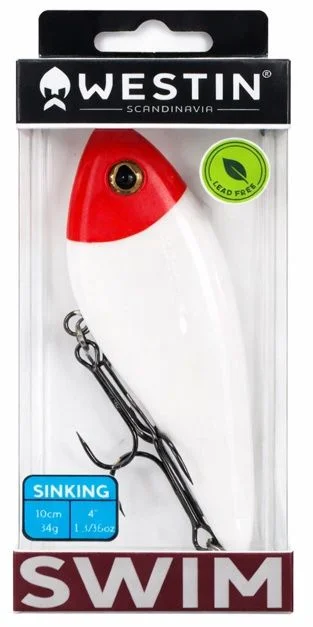 Bezpieczna płatność Wobler Westin SWIM GLIDEBAIT (LIMITED FRANCE) 10CM 34G SINKING RED HEAD LIMITED