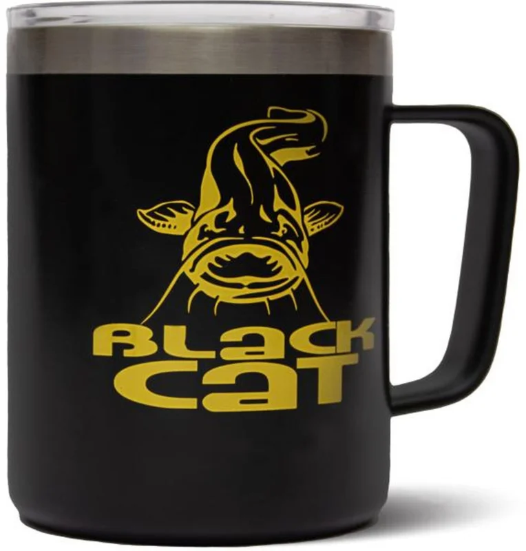 Zniżka Kubek termiczny Stainless Steel Thermal Mug Black Cat