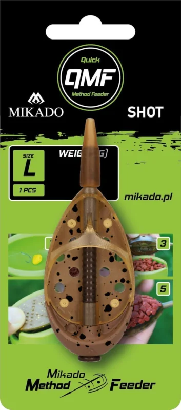 KOSZYCZEK - METHOD FEEDER SHOT Q.M.F. SYSTEM L - 60g - op.1szt. Wybór klientów