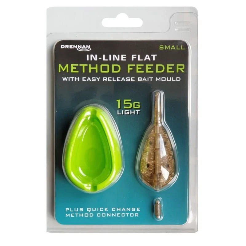 Zestaw Drennan In-Line Flat Method Feeder 15g - Small Wyjątkowa oferta