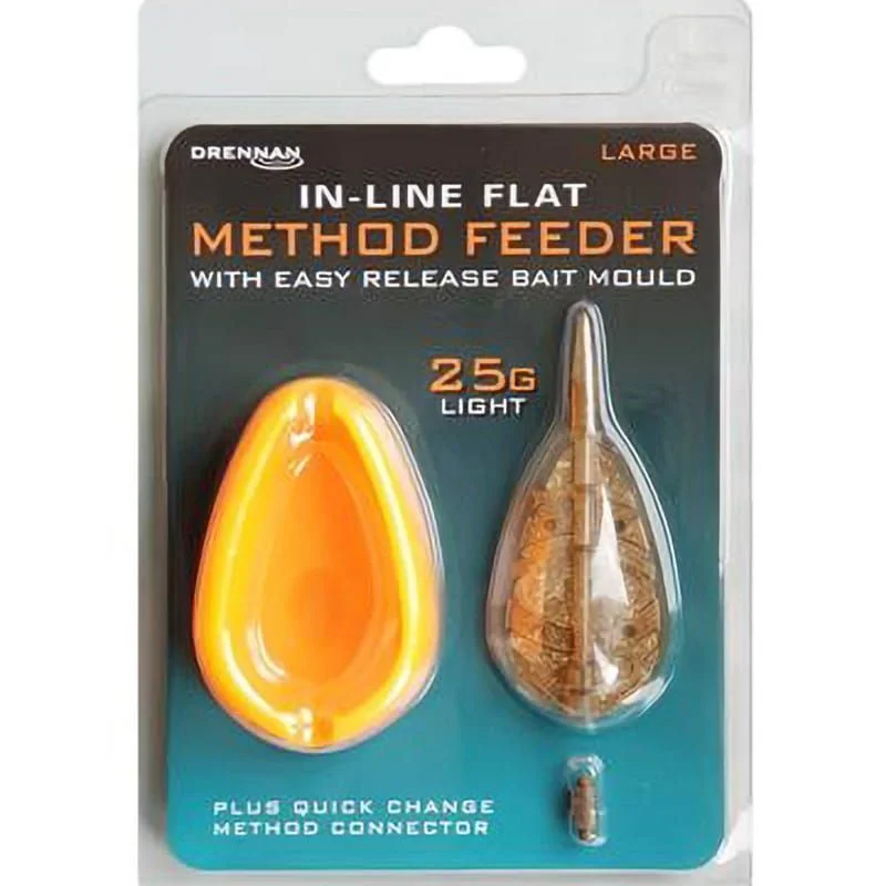 Obniżka ceny Zestaw Drennan In-Line Flat Method Feeder 25g - Large