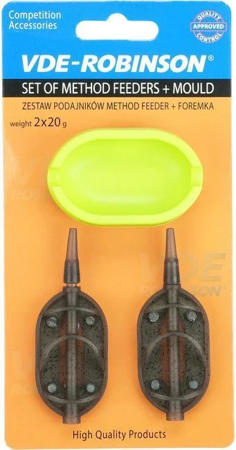 Taniej Zestaw VDE-Robinson Method Feeder, podajnik 2x20g + gumowa foremka