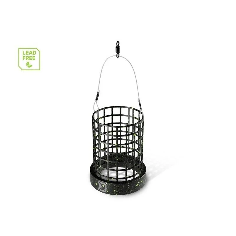 Koszyk feederowy Delphin ECO ROUND Bezołowiowy M 30g Wyprzedaż