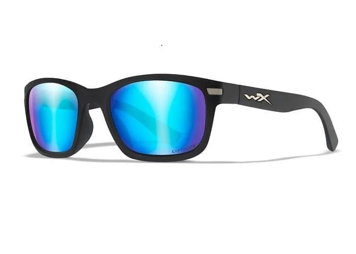 Okulary polaryzacyjne WILEY X WX HELIX Capt Blue Mirror Matte Black Frame Nowy