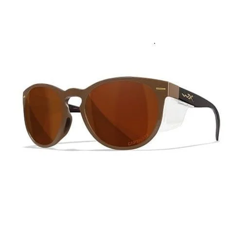 Okulary polaryzacyjne WILEY X WX COVERT Capt Copper Gloss Cofee/Crystal Brown Tylko dziś