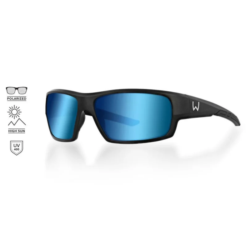 Okulary Westin W6 Sport 10 - Matte Black / Blue Ekspresowa dostawa