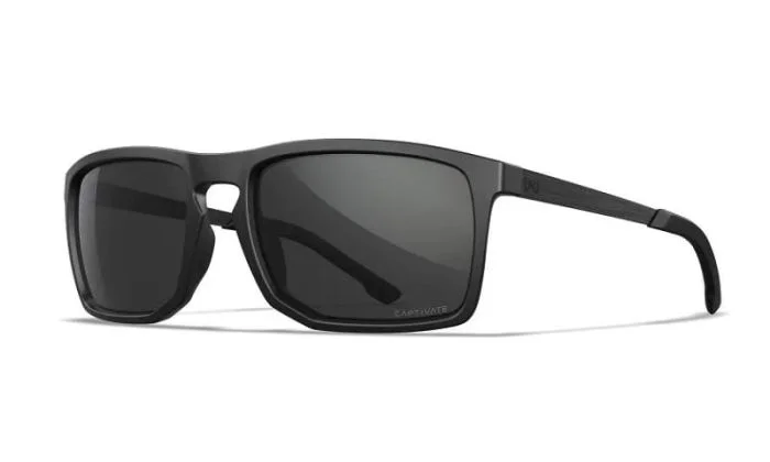 Okulary WX AXE Captivate Pol Grey Matte Black Frame Premium